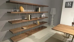 Libreria Studio renzo piano design  in stile design di Riva 1920 in OFFERTA OUTLET