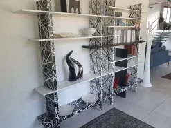 Libreria Takebook De rosso in stile design in offerta