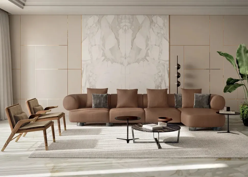 Lineare Bontempi divani Divano componibile franz – bontempi PREZZI OUTLET sconto 30%