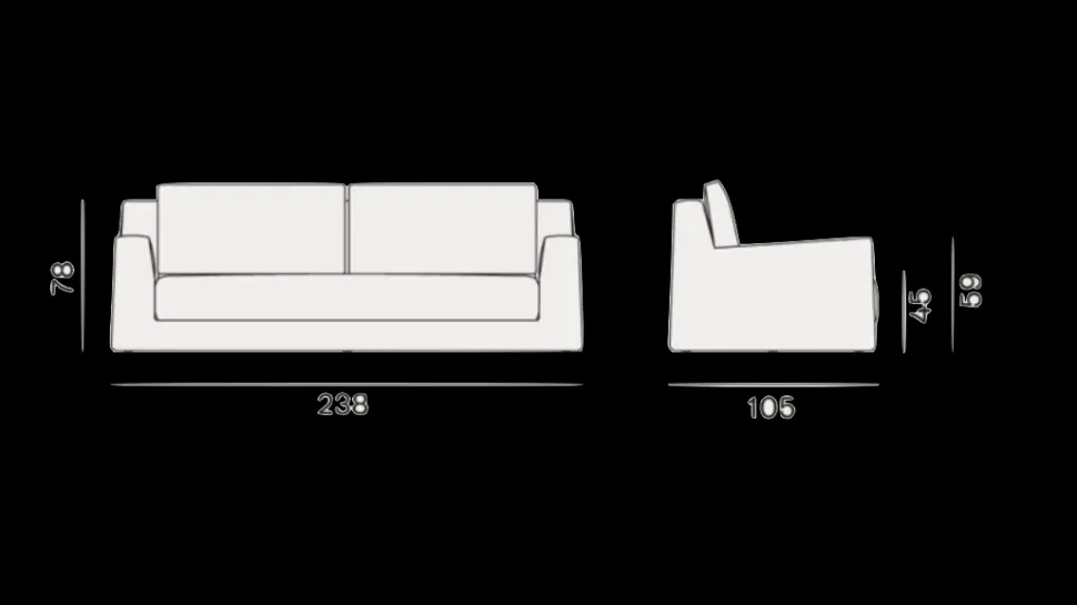 Lineare Loll 12 Gervasoni in Offerta Outlet