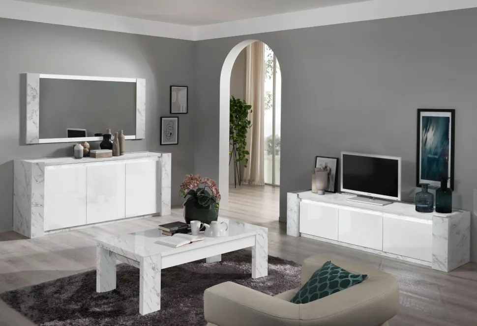 Madia Contromobile vittoria in stile moderno di Artigianale in Offerta Outlet