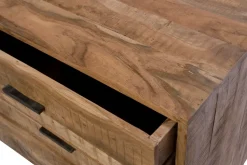 Madia Credenza 3 cassetti 1 sportello industril in stile moderno di Outlet etnico in Offerta Outlet