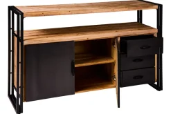 Madia Credenza 2 sportelli 3 cassetti industrial  in stile moderno di Outlet etnico in Offerta Outlet