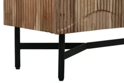 Madia Credenza acacia marmo 175 di Outlet etnico in stile design scontata -38%