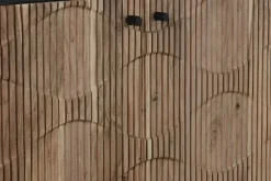 Madia Credenza acacia marmo 175 di Outlet etnico in stile design scontata -38%