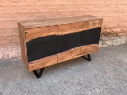 Madia Credenza industrial  in legno modello   in offerta  in stile design di Outlet etnico in Offerta Outlet