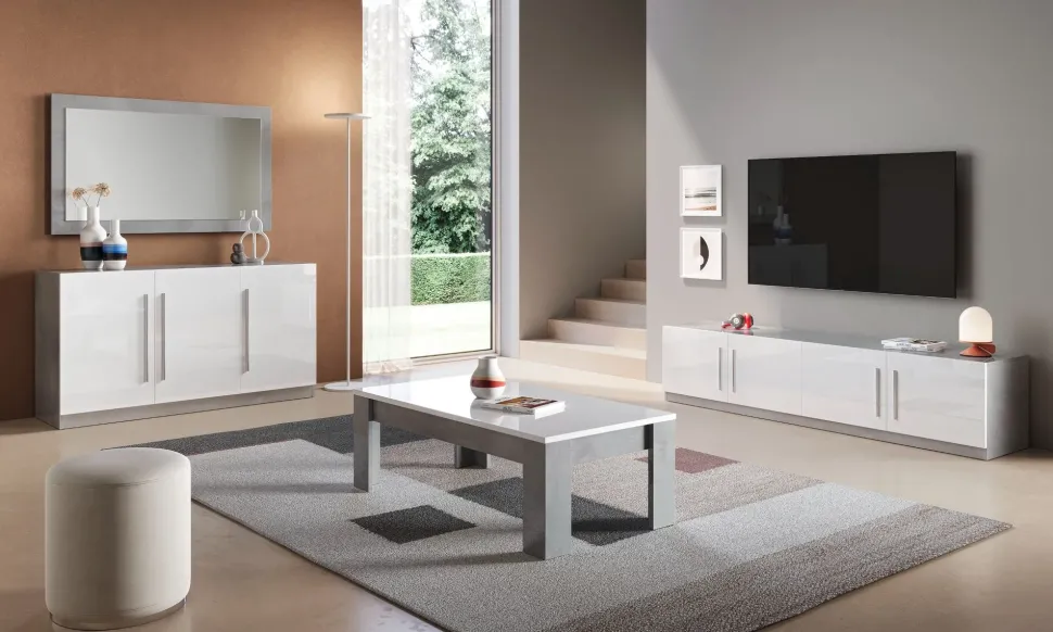 Madia di Artigianale in laccato lucido Contromobile greta a prezzo scontato