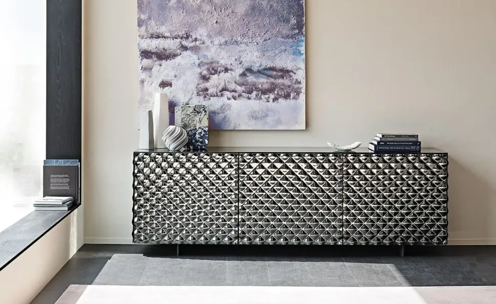 Madia di Cattelan italia in vetro Vivaldi a prezzo riservato