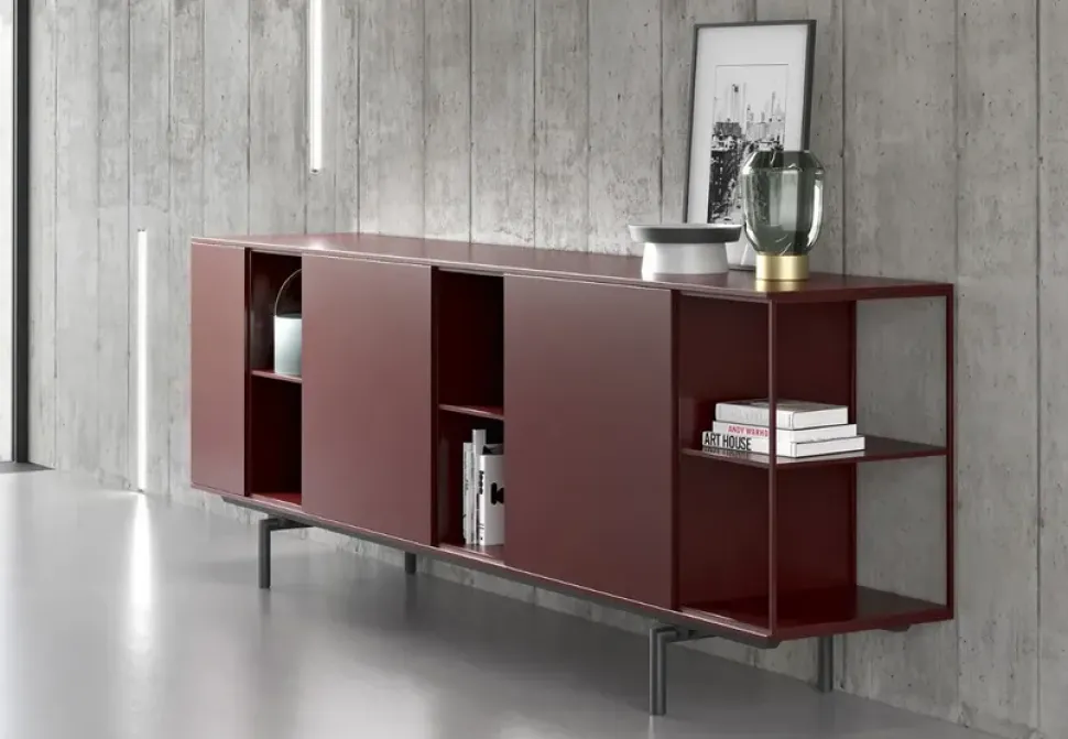 Madia di Doimo salotti in melamminico Lexia a prezzo scontato