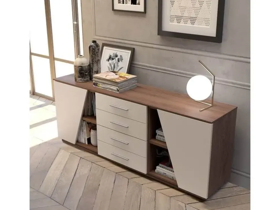 Madia di Giessegi in laccato opaco Md03z a prezzo Outlet