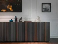 Madia di Horm in legno Leon wood a prezzo Outlet