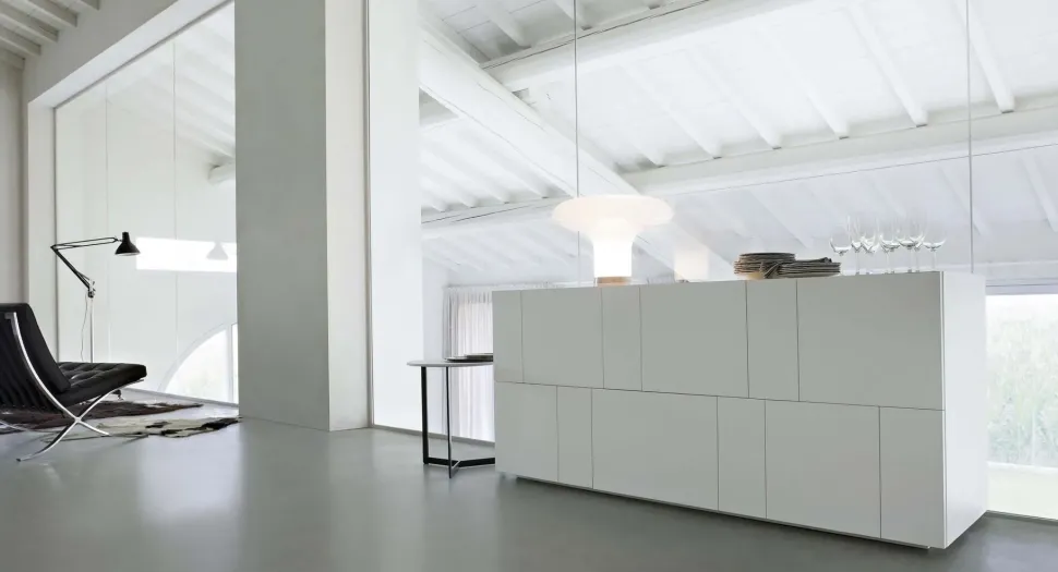 Madia di Lema in laccato opaco Ortelia a prezzo scontato