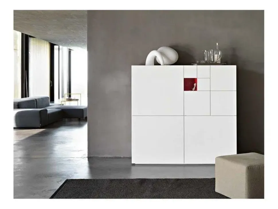 Madia di Lema in laccato opaco Conchiglia lema a prezzo Outlet