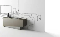 Madia di Minotti italia in legno Extra a prezzo riservato