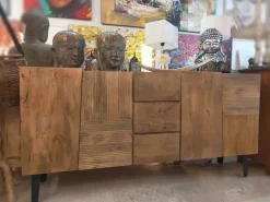 Madia di Outlet etnico in legno Etnica - moderna in Offerta Outlet