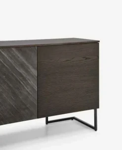 Madia di Pianca in laccato opaco Grafica in Offerta Outlet