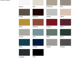 Madia di Pianca in laccato opaco Grafica in Offerta Outlet