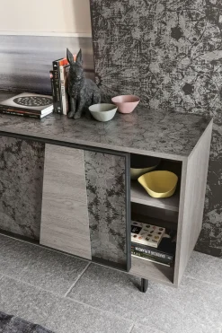 Madia di Target point in laminato materico Modus a prezzo riservato