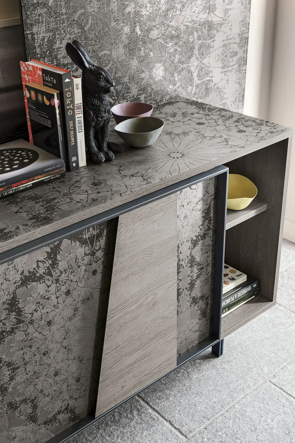 Madia di Target point in laminato materico Modus a prezzo riservato