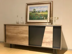 Madia di Target point in laminato materico Modus a prezzo scontato