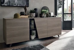 Madia di Tomasella in laminato materico Diagonal a prezzo riservato