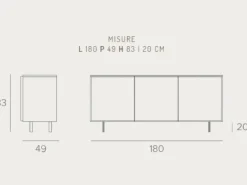 Madia Giunone Target point in laminato materico a prezzo scontato