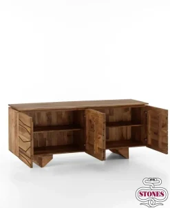 Madia in legno stile design modello Chitra by Stones