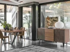 Madia in legno stile moderno Minerva Target point