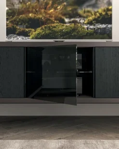 Madia in stile design Brera tv di Ozzio in Offerta Outlet