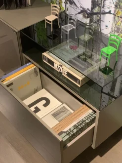 Madia in stile design 36e8 glass 1325 di Lago scontata