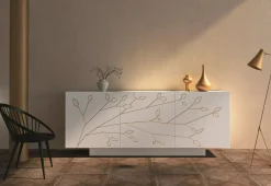 Madia in stile design Folium di Fratelli mirandola a prezzo Outlet