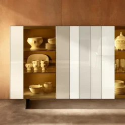 Madia in stile design Madia 1382 di Lago a prezzo scontato