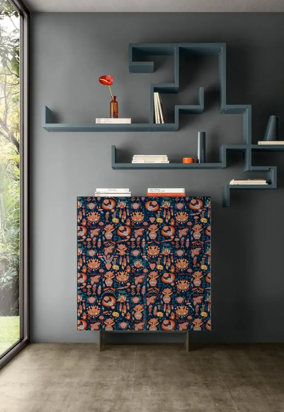 Madia in stile design Materia 1010 di Lago in Offerta Outlet