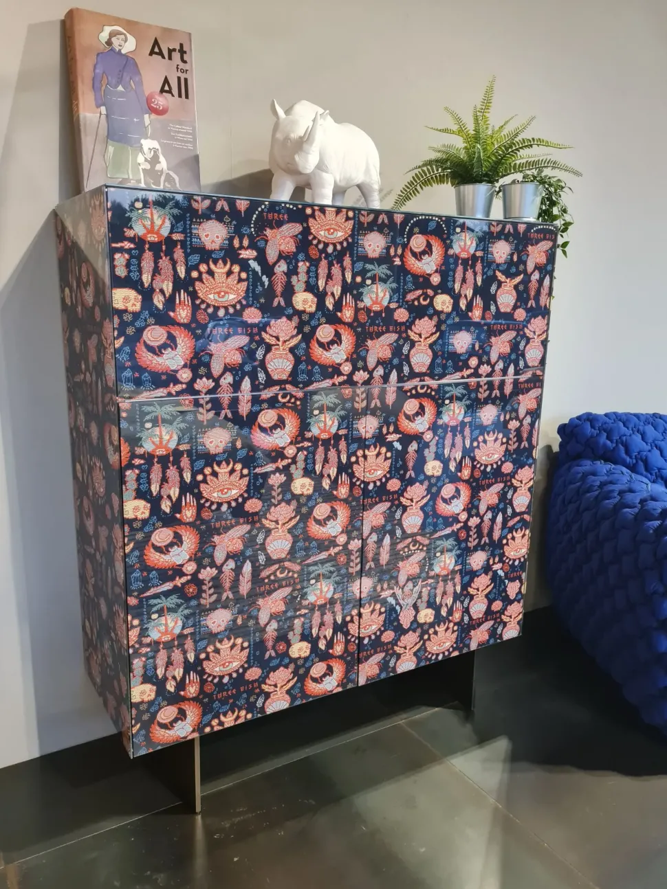 Madia in stile design Materia 1010 di Lago in Offerta Outlet