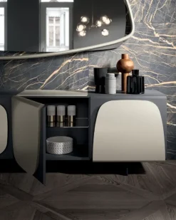 Madia in stile design Trilogy di Ozzio scontata