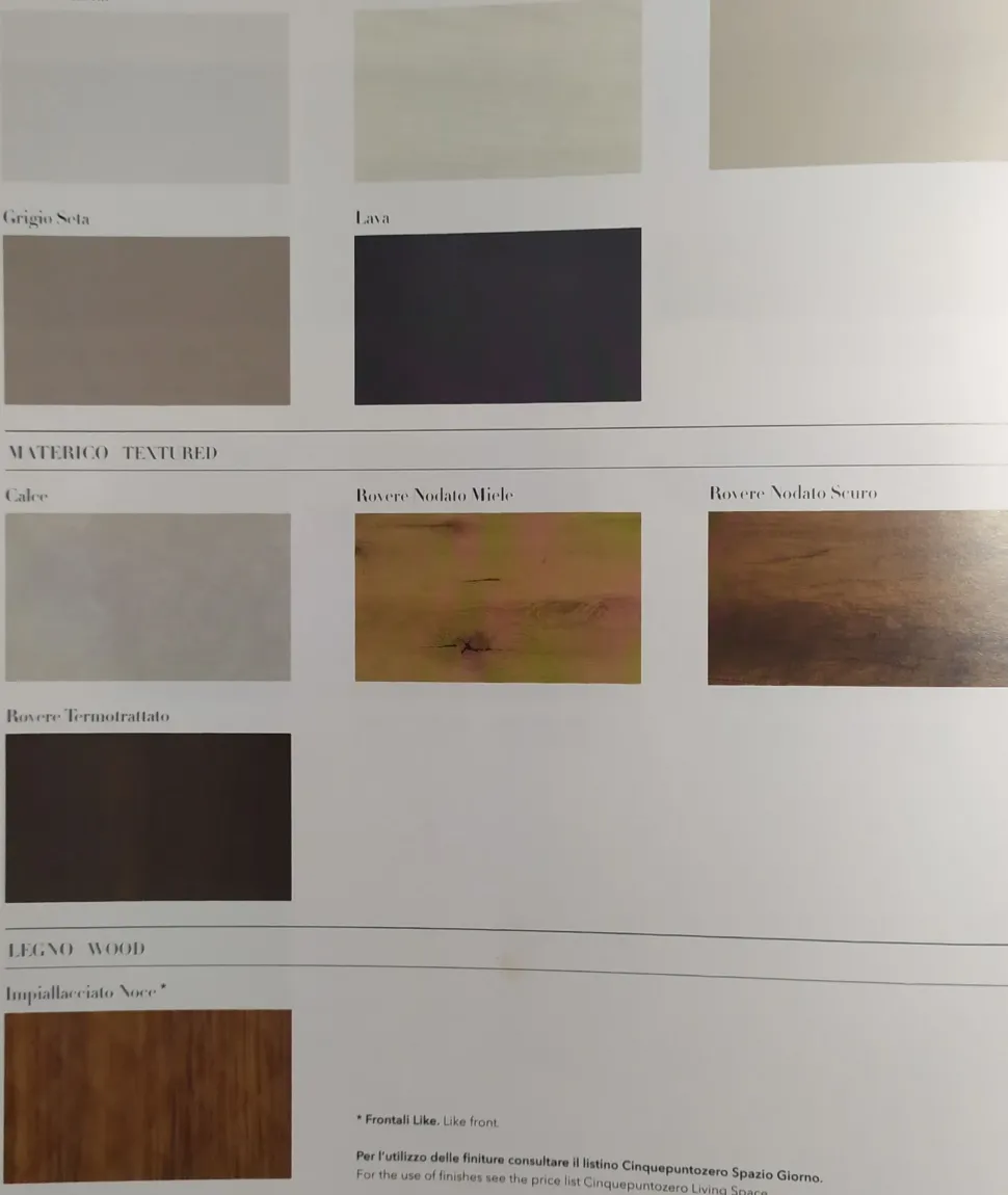 Madia in stile moderno Bk02-2 di Artigianale a prezzo scontato