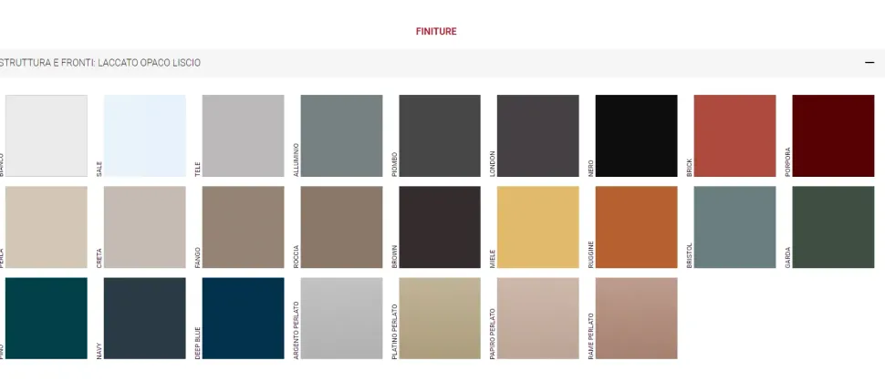 Madia in stile moderno Fifty di Giessegi in Offerta Outlet