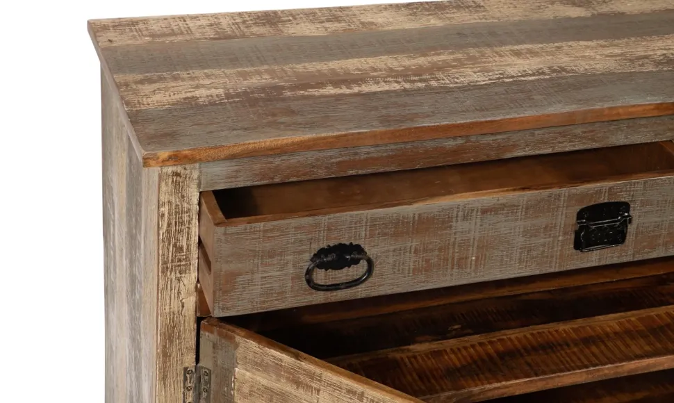 Madia in stile moderno Madia credenza industriale con ruote di Outlet etnico a prezzo Outlet