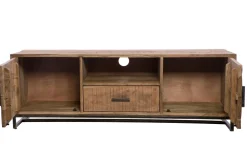 Madia in stile moderno Madia industrial portatv legno e ferro in offerta  di Outlet etnico in Offerta Outlet