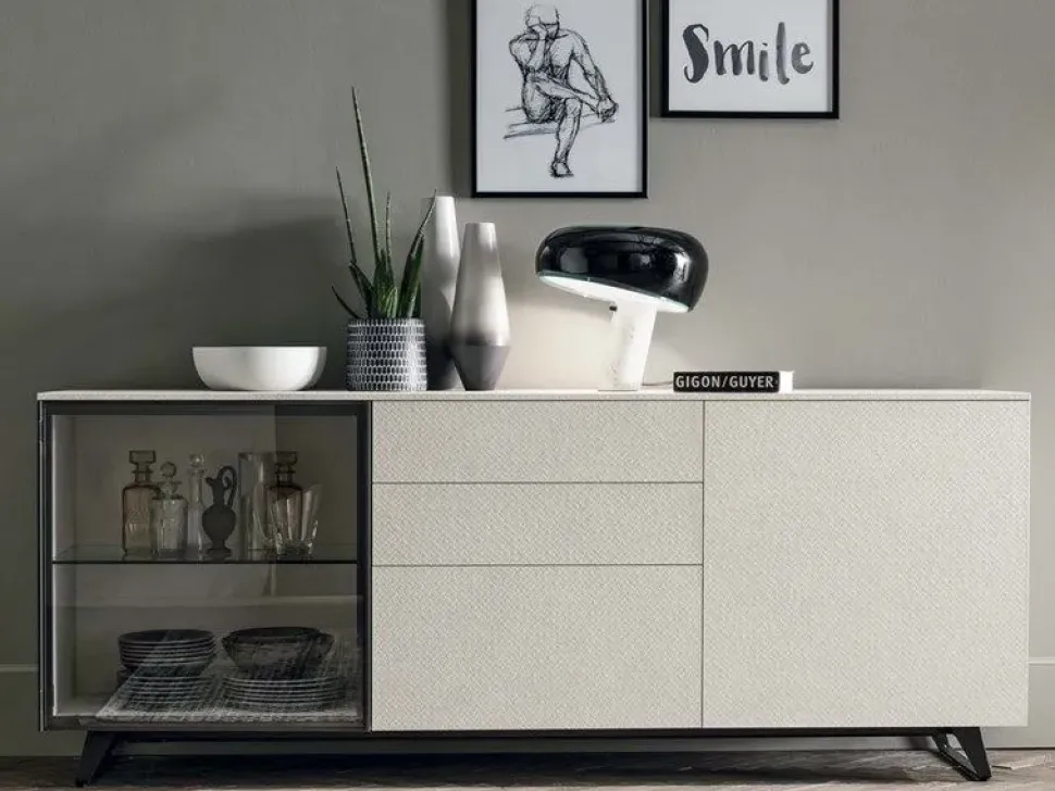 Madia in stile moderno Metropolis di Tomasella a prezzo scontato