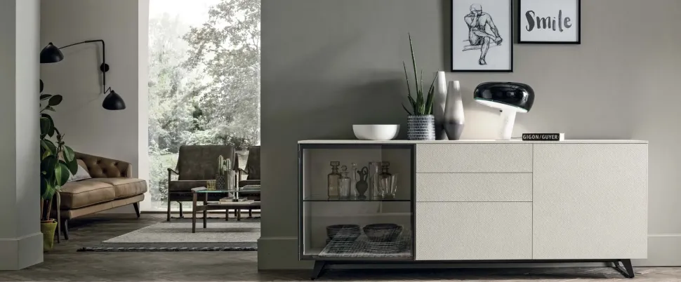 Madia in stile moderno Metropolis di Tomasella a prezzo scontato