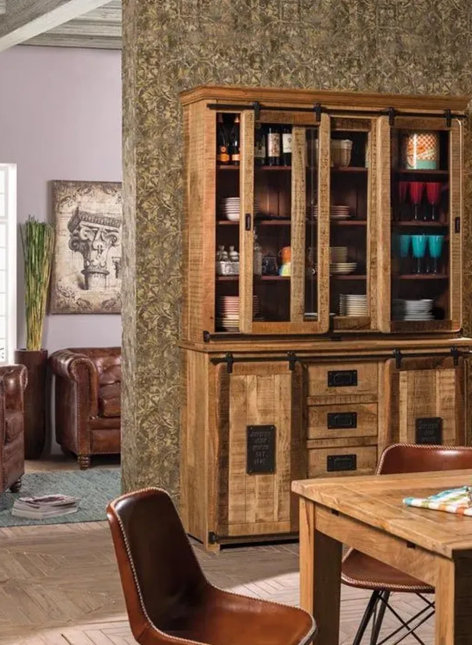 Madia Madia credenza newport doppio corpo di Outlet etnico con forte sconto