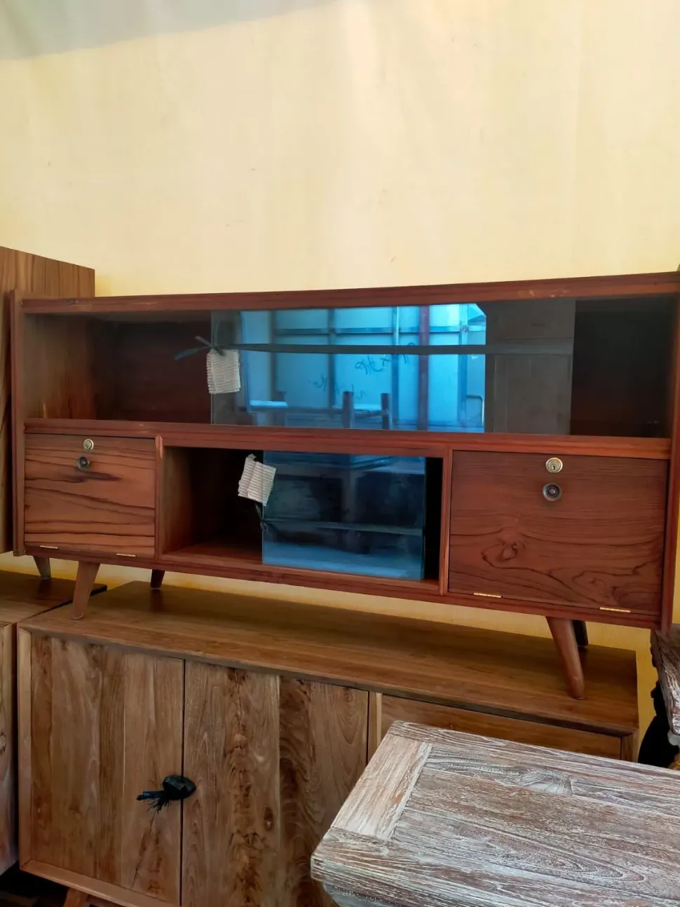 Madia Madia teak riciclato 150 in stile design di Outlet etnico in Offerta Outlet