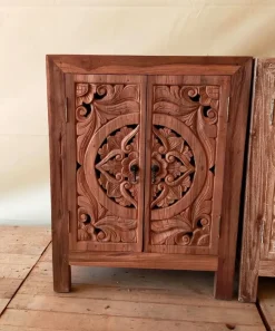 Madia Mobile oriente teak riciclato 60 di Outlet etnico in stile design scontata -33%