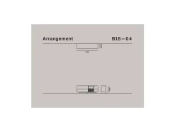 Madia Novamobili in legno Overview b18-04 a prezzo Outlet