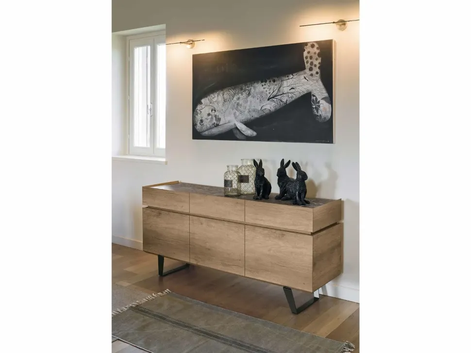 Madia Target point in legno Electa a prezzo Outlet