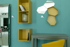 Mensola in laccato opaco Inside / moss Calligaris a prezzo Outlet