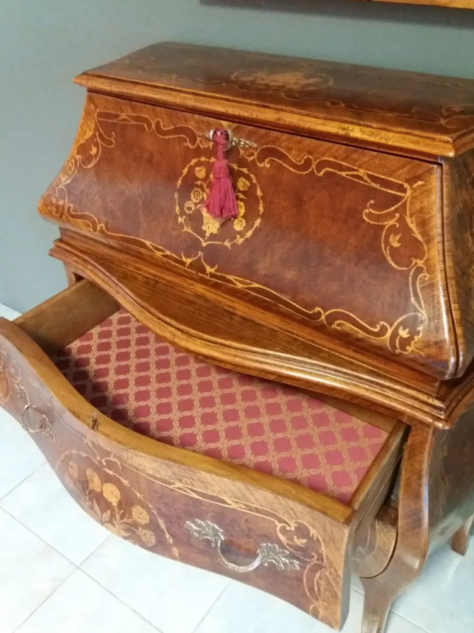 Mobile ingresso Con maniglia modello classico M40 di Maestri artigiani in offerta