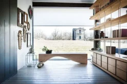 Mobile ingresso Curve bench Riva 1920 in stile design a prezzo scontato