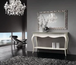 Mobile ingresso Senza maniglia modello classico Consolle mod.harmony laccata in promo-sconto del 45% di Artigiani veneti in offerta